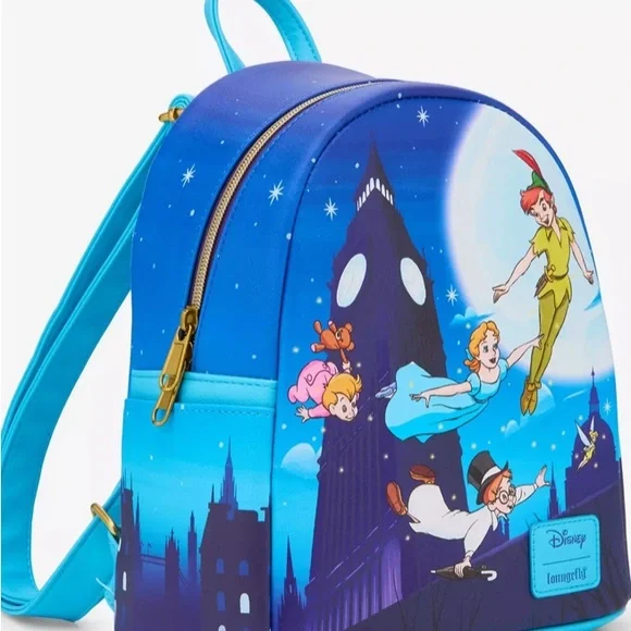 Loungefly Disney Peter Pan Night Flight Mini
Backpack NWT - Picture 2 of 5